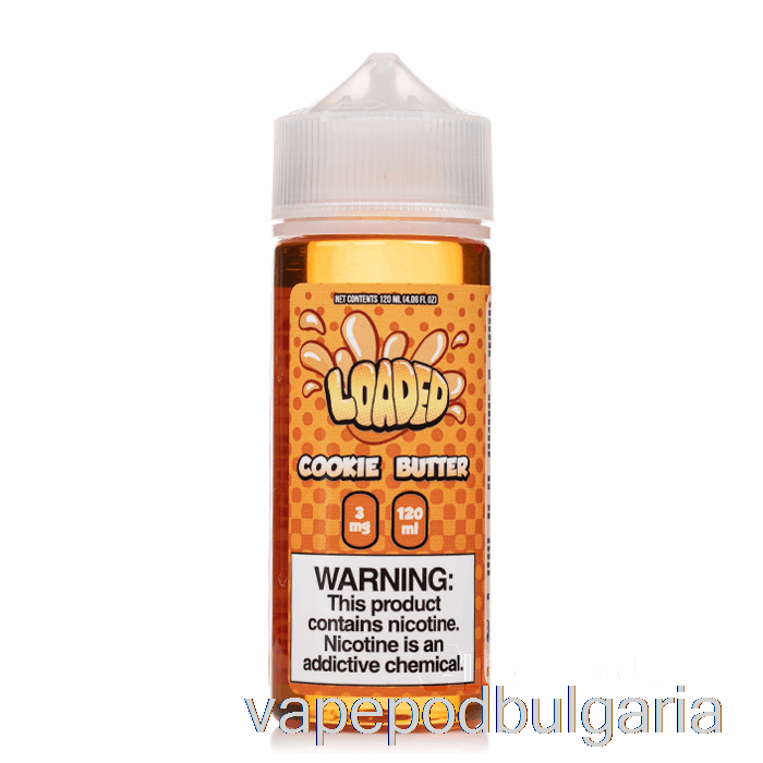 Vape 10000 Дръпки Cookie Butter - заредена електронна течност - Ruthless - 120ml 6mg